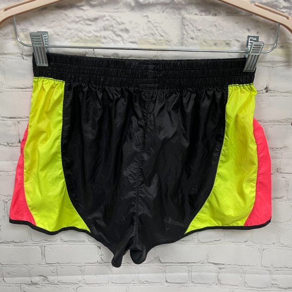 Aviator Nation New Women's Ultra Light Jogger Shorts - Neon Black - Picture 4 of 10